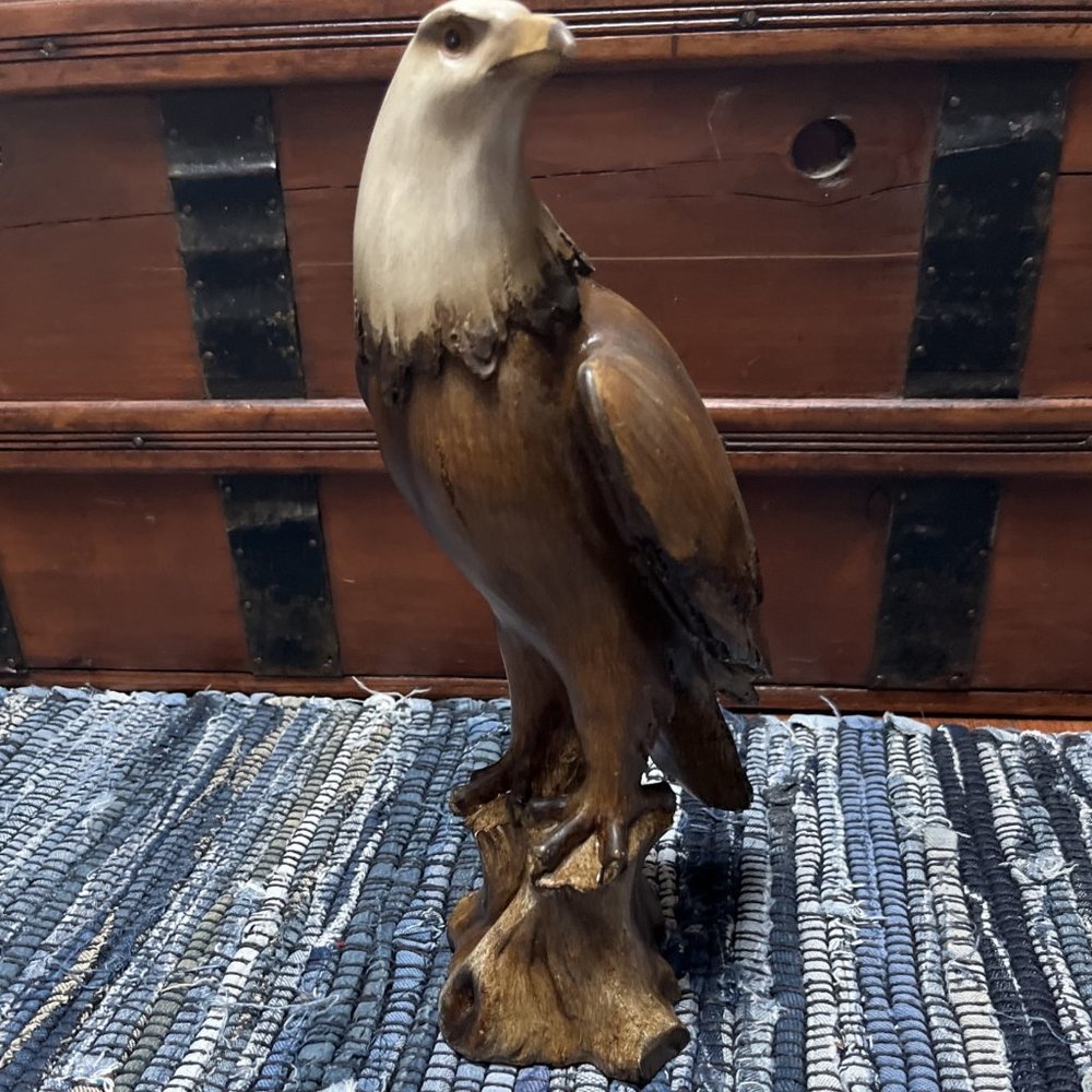 Beautiful Vintage Three Hands Corp Bald Eagle Statue